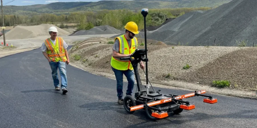 Illustrative image of GPR (Ground Penetrating Radar) survey in Chattanooga
